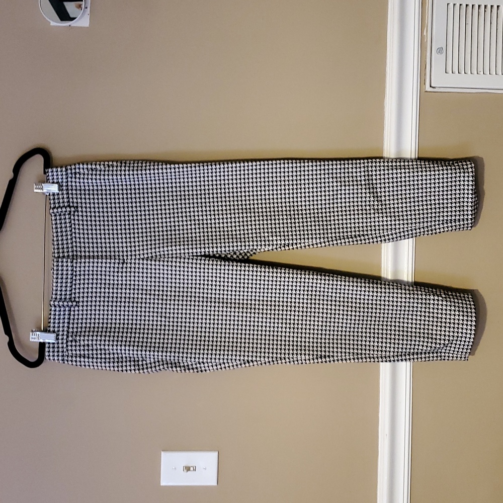 Theory Herringbone Cropped Pants Size 0